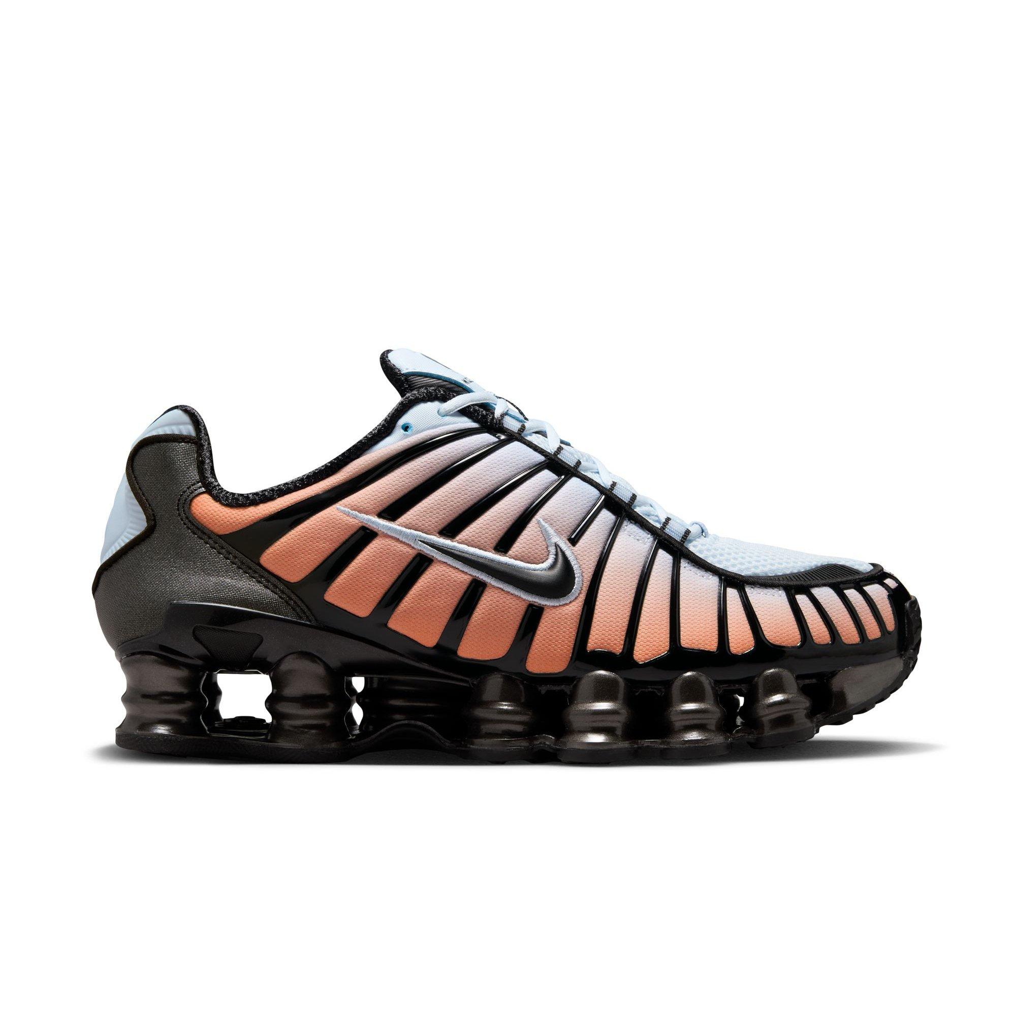 AR3566-002 Nike Shox TL Black and Max Orange Hematite